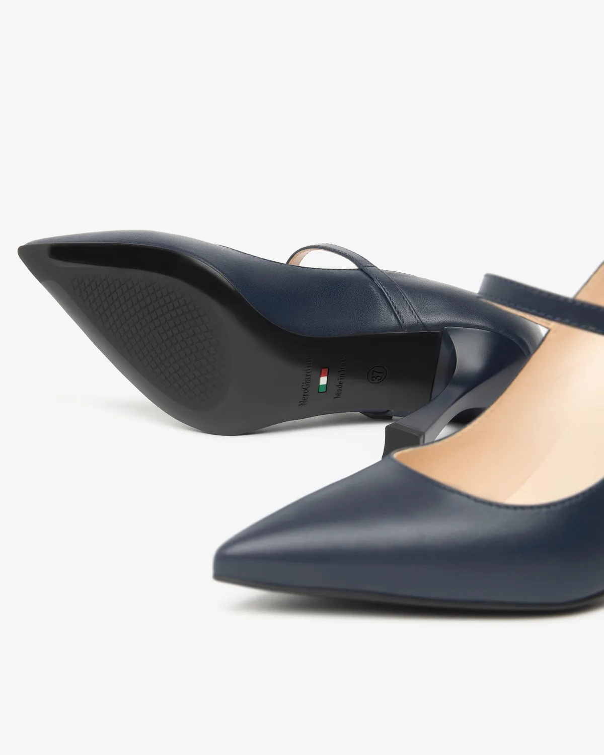 NeroGiardini pantofi decapotati piele dama Premium Collection