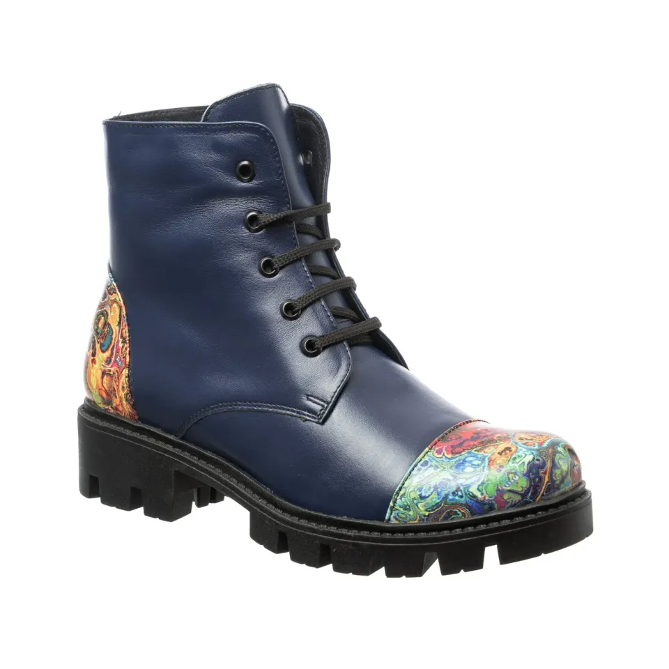 Catinca Shoes Blue Box Pictura BC26 BBP bocanci piele naturala