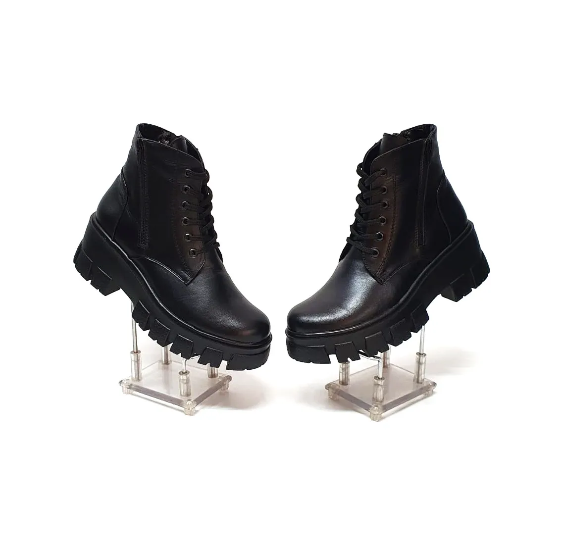 Catinca Shoes BC35 NB bocanci piele negru box