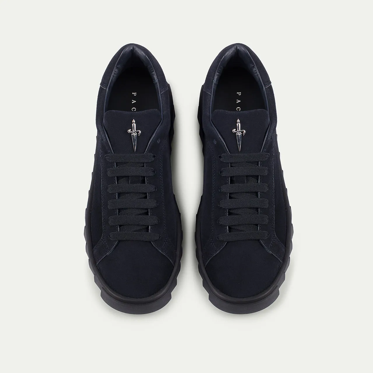 Cesare Paciotti Shark Derby sneakers barbati bleumarin