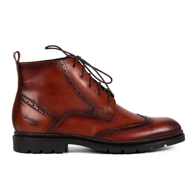 Lucas Shoes 850 Gross ghete barbati coniac piele
