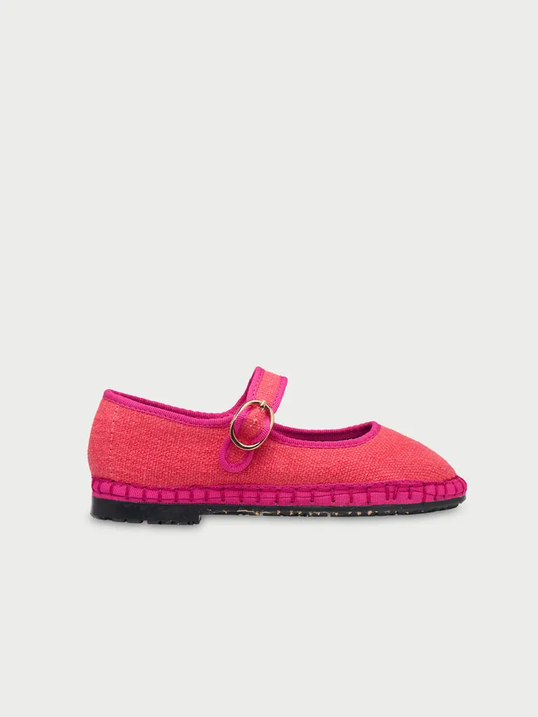 Flagelus Lago Kids pantofi mary jane in roz