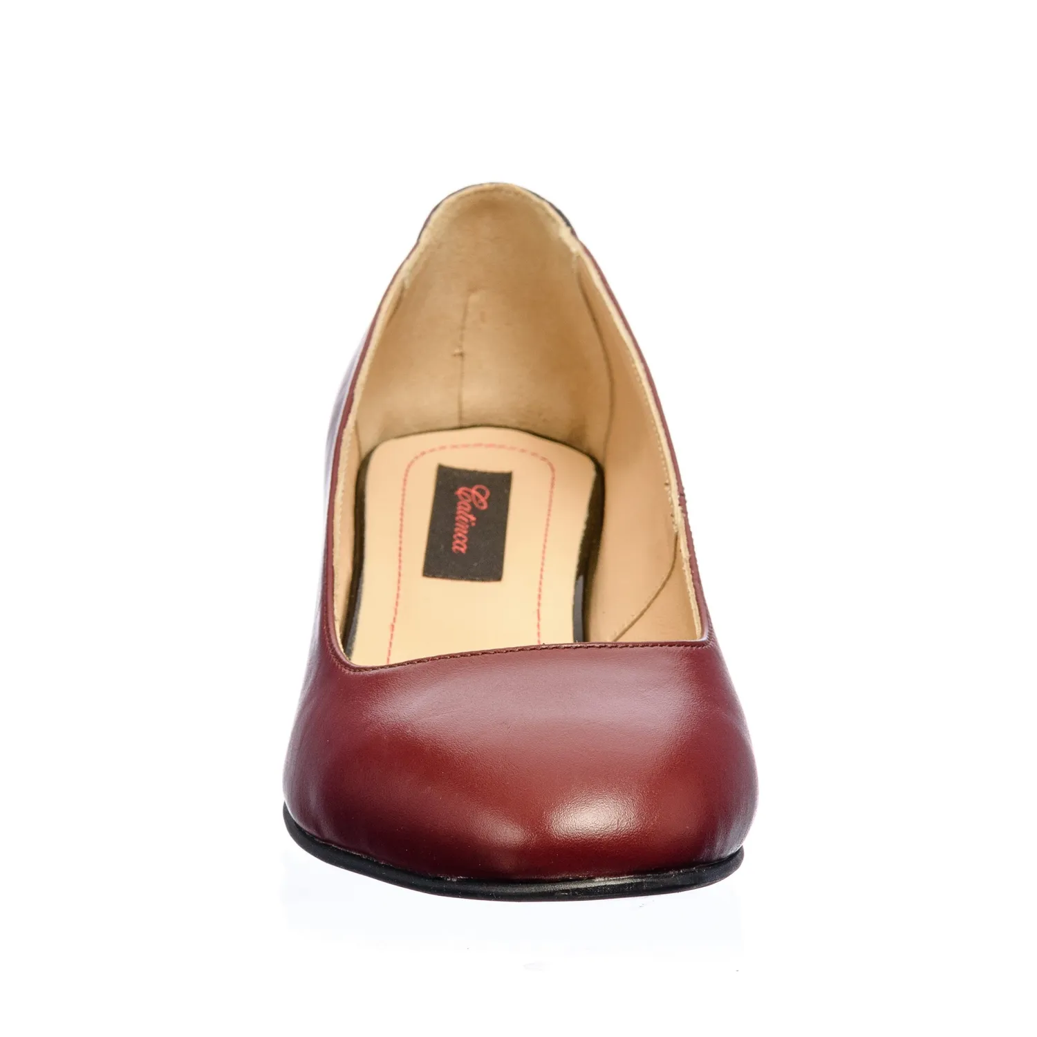 Catinca Shoes A7 Bordo pantofi dama piele naturala