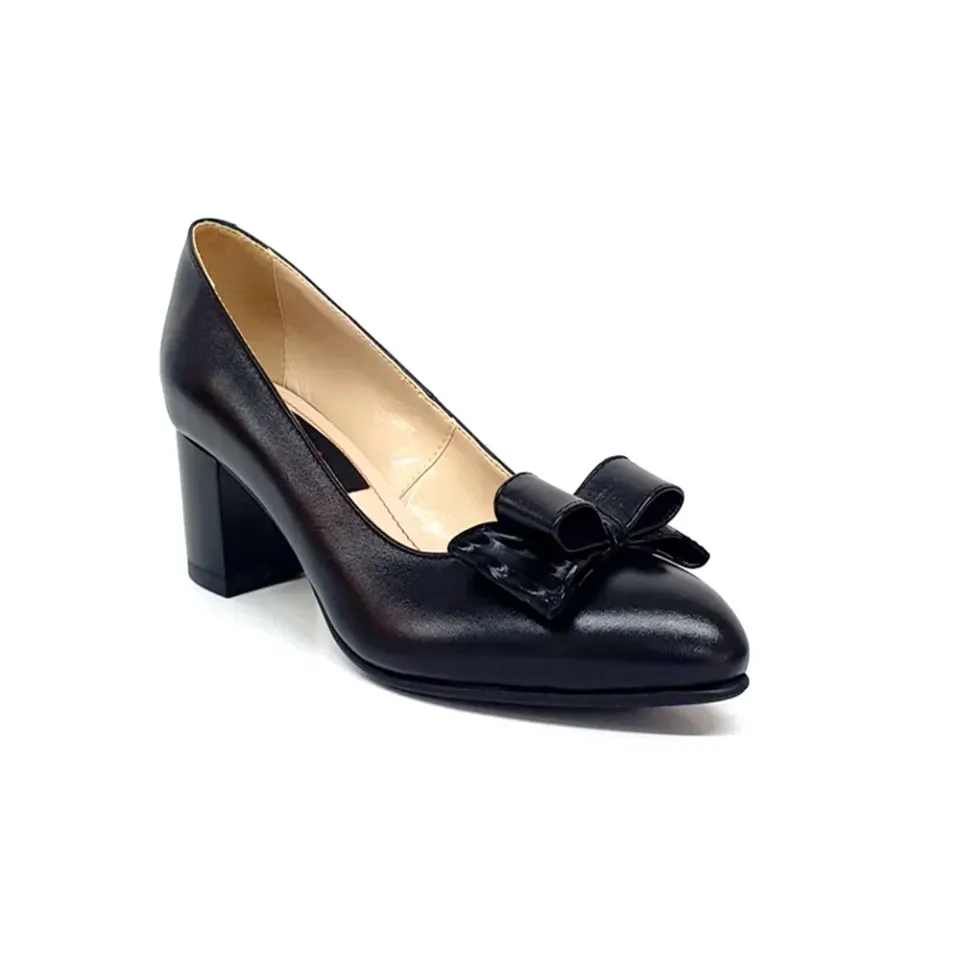 Catinca Shoes A12 NB3D pantofi damă piele negru 3D