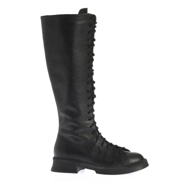 Ana Urbana Shoes Nicole bocanci negri piele granulată