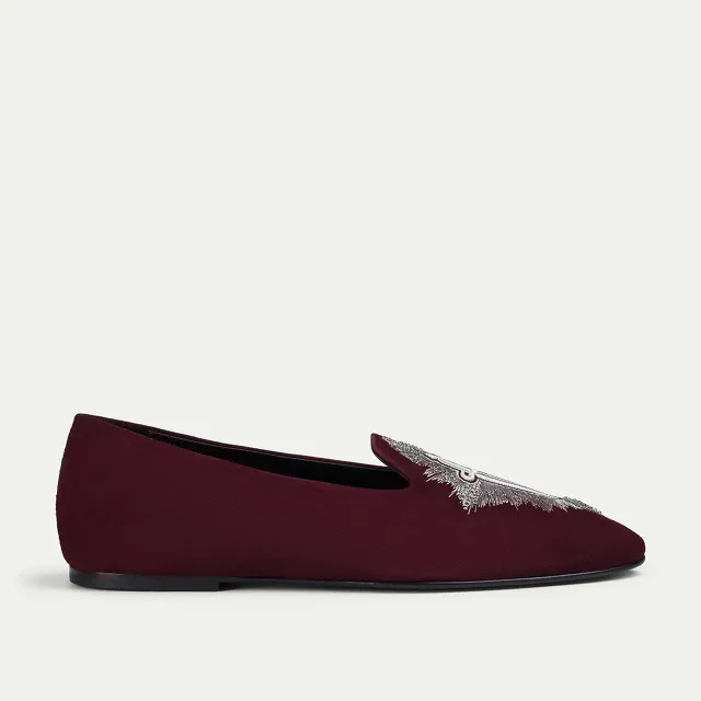 Cesare Paciotti Narciso slippers barbati bordo piele