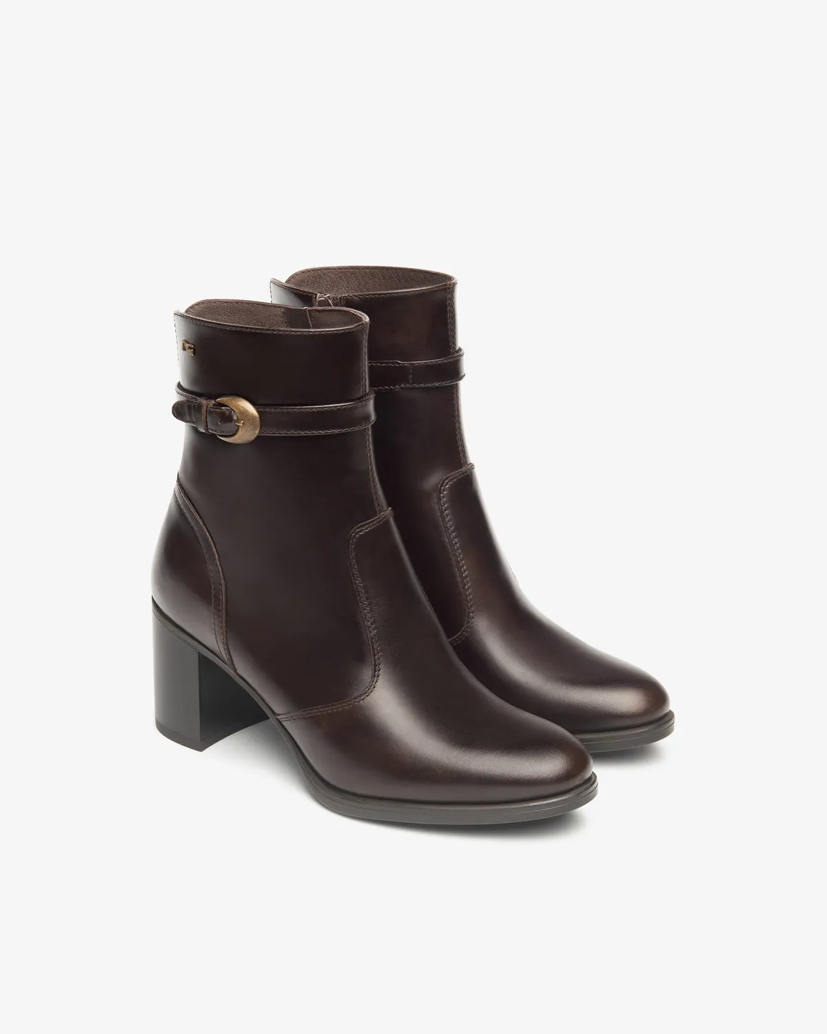 Botine damă NeroGiardini piele cu toc 70 mm