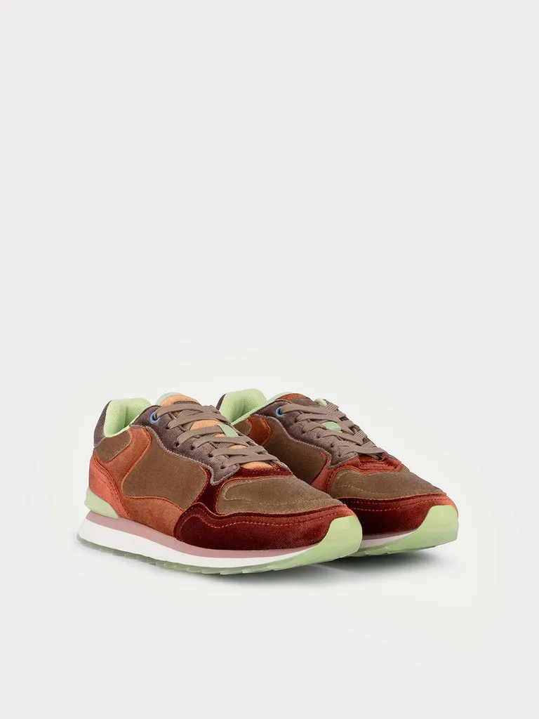 Flagelus Hoff X Flabelus sneakers portocalii catifea