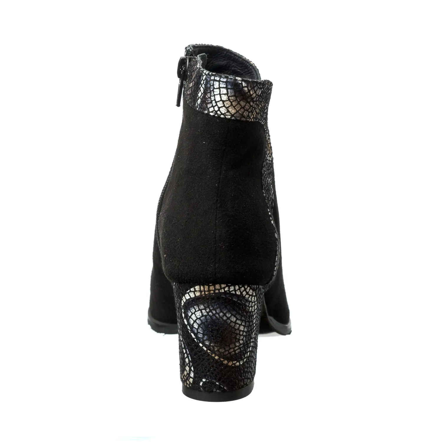 Catinca Shoes GX44 NAL ghete dama piele negru antilopa