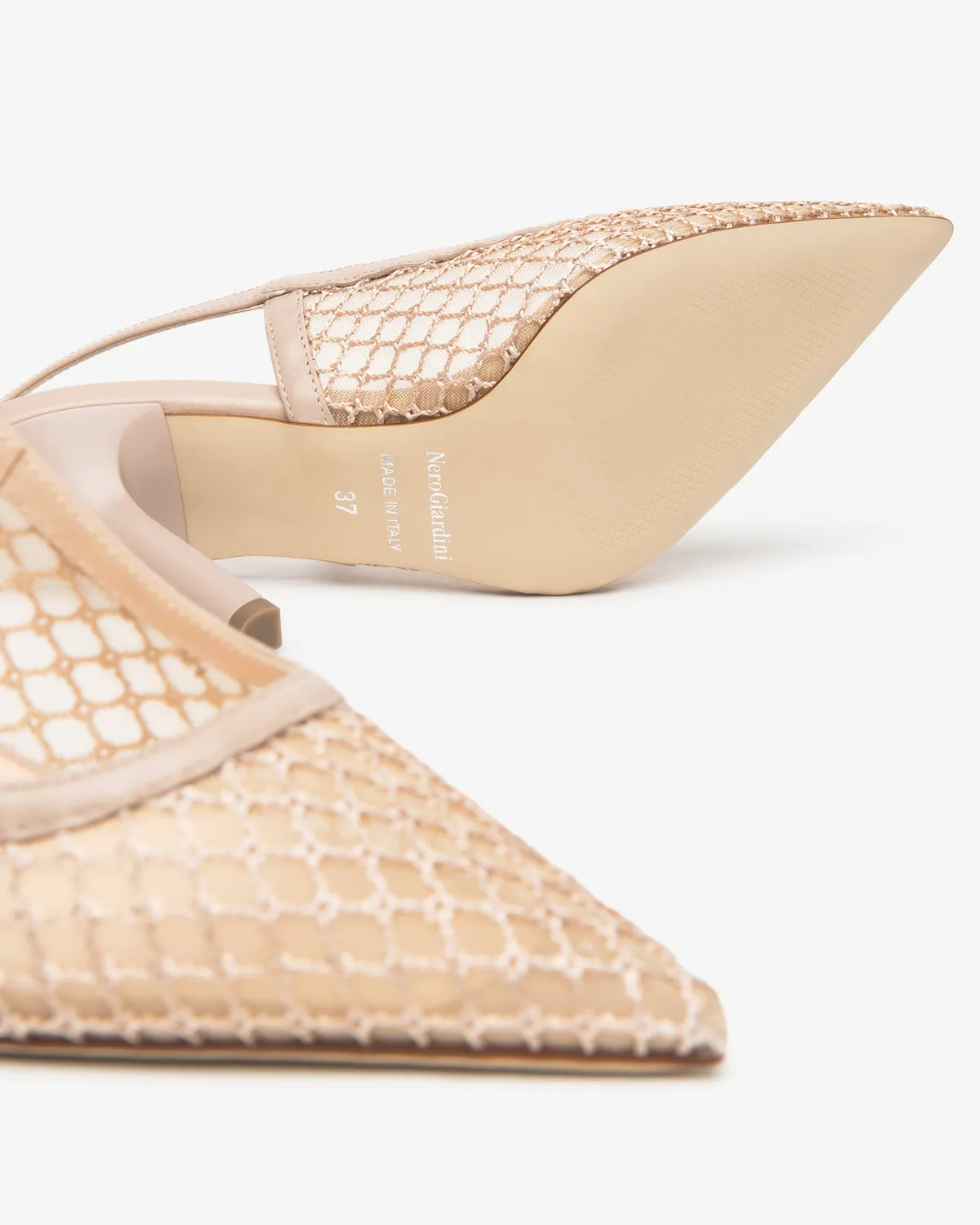 NeroGiardini Premium pantofi slingback piele panza
