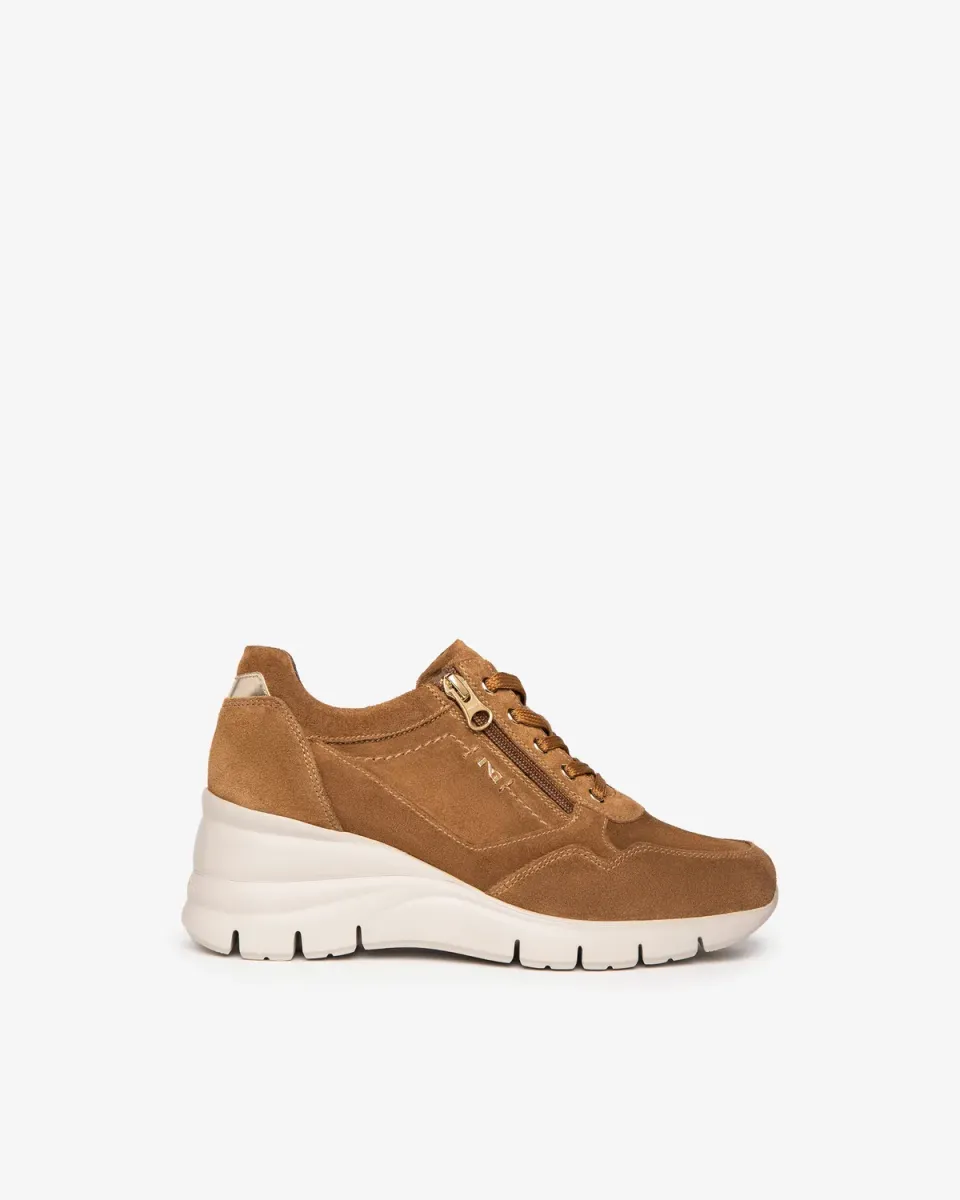 NeroGiardini sneakers piele intoarsa dama cu brant DryGo