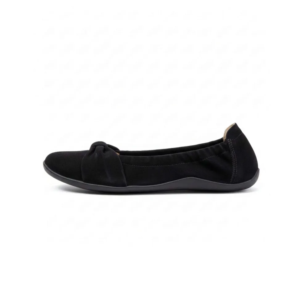 Bär B Barefoot Elly balerini negri piele capră