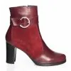 Catinca Shoes GX25 BBA ghete dama piele naturala bordo box