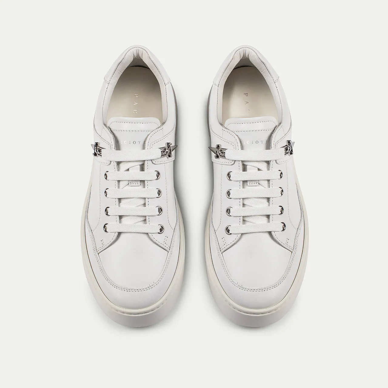 Cesare Paciotti Linea Stark sneakers barbati albi