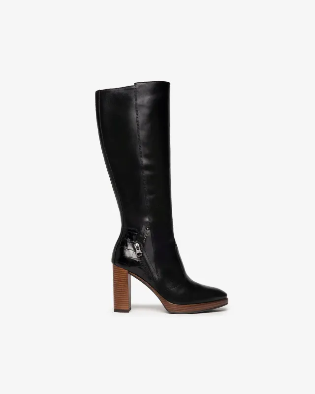 NeroGiardini cizme dama piele iarna glam