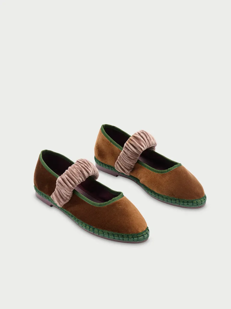 Flagelus Mafalda Triple Tone Tango Brown pantofi maro
