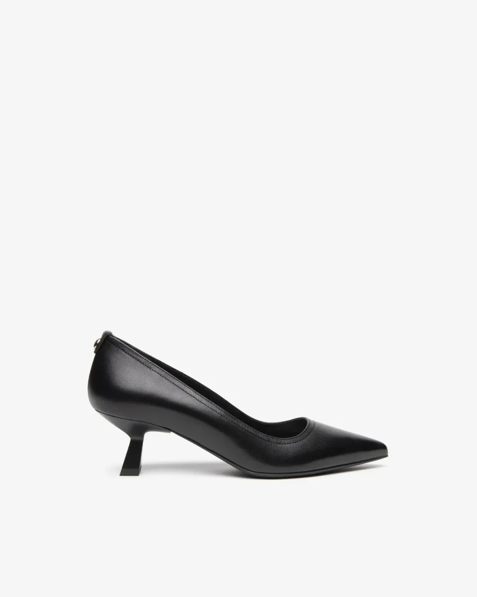 NeroGiardini pantofi piele dama toc 55 mm eleganti