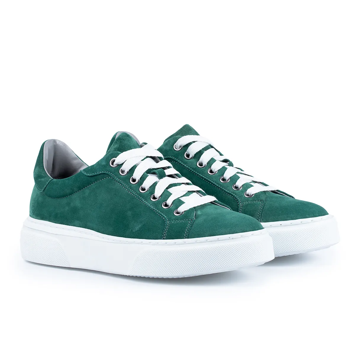 Lucas Shoes 510 Spring Green sneakers velur verde piele