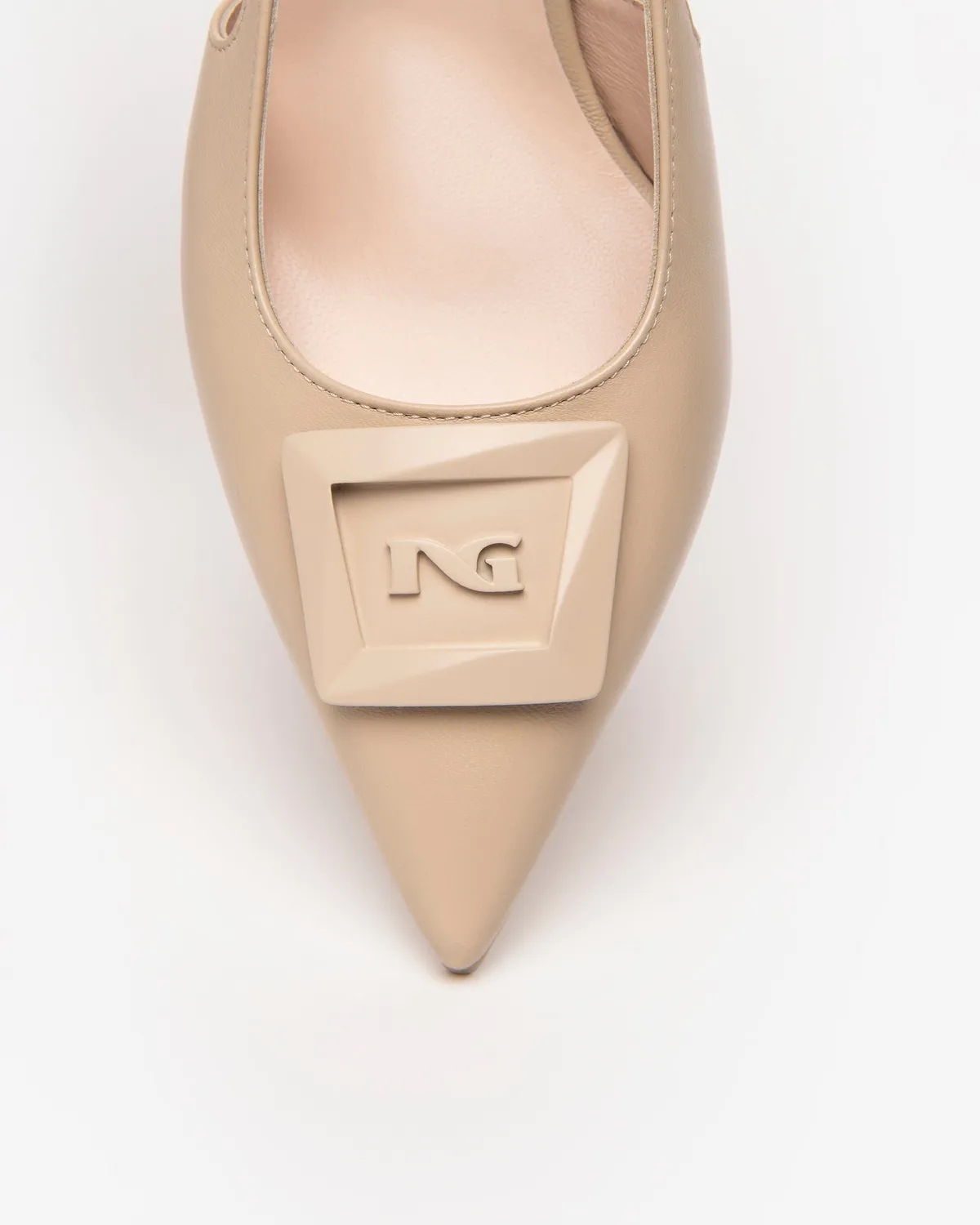 NeroGiardini pantofi piele dama slingback toc