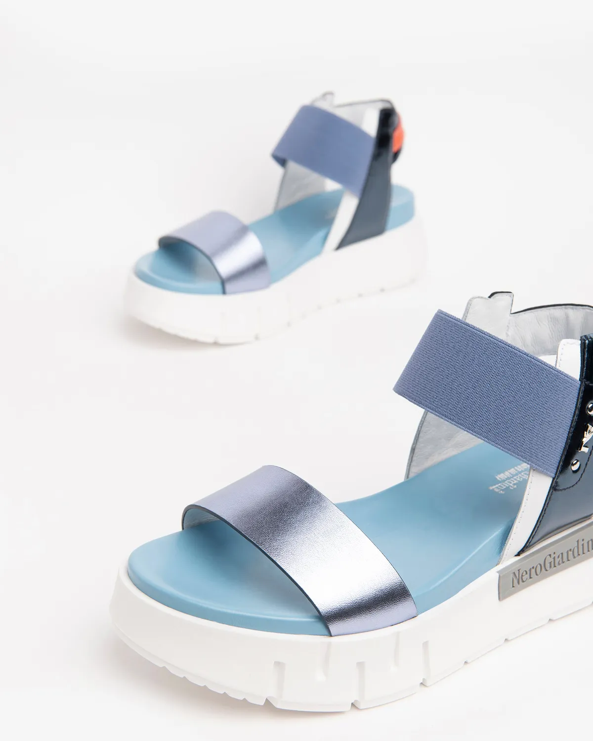 NeroGiardini Sandale piele dama bareta talpa sport