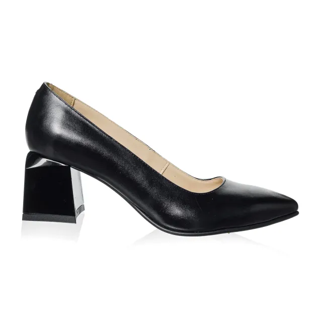 Catinca Shoes A36 NB pantofi dama piele negru box
