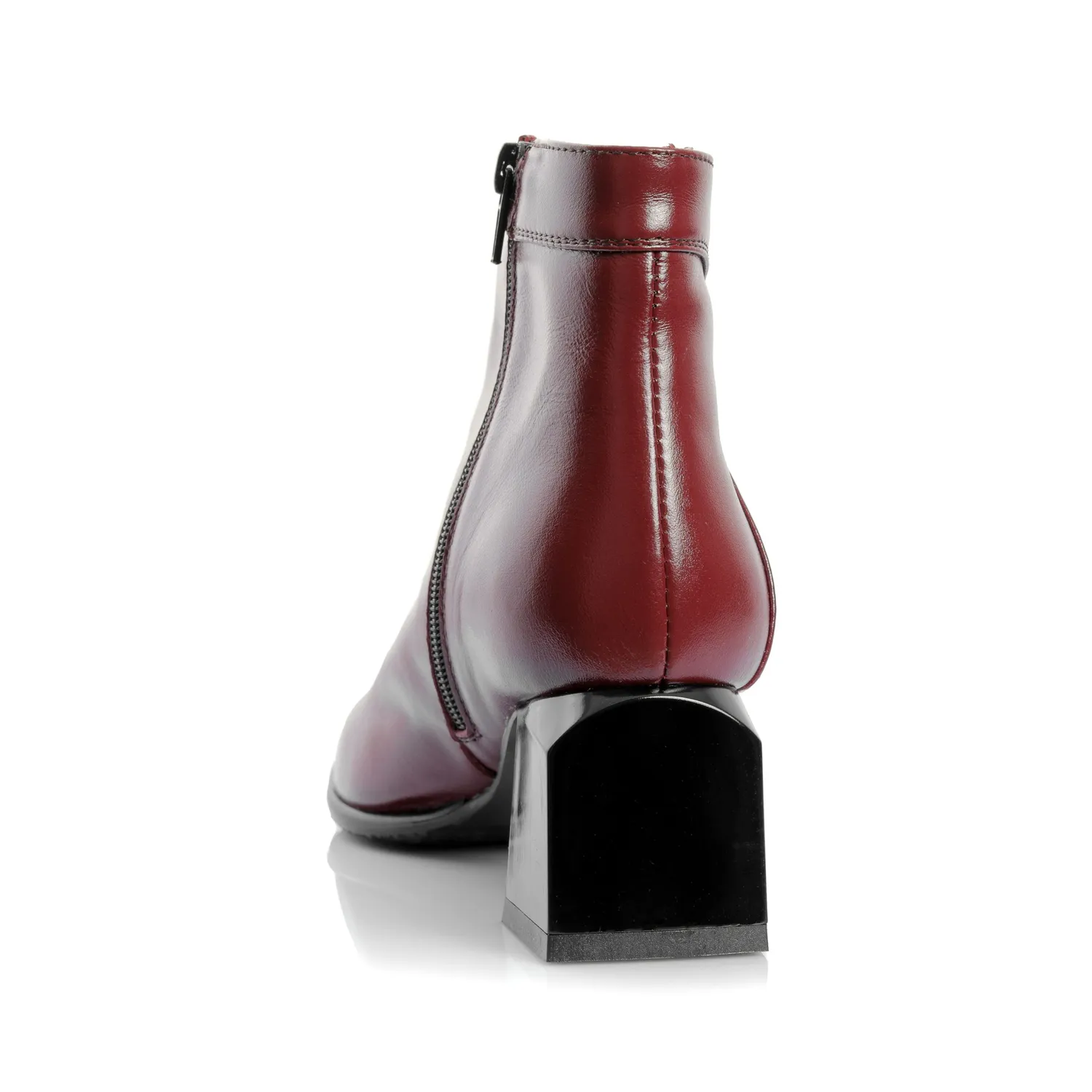 Catinca Shoes G442 B ghete dama piele naturala bordo box