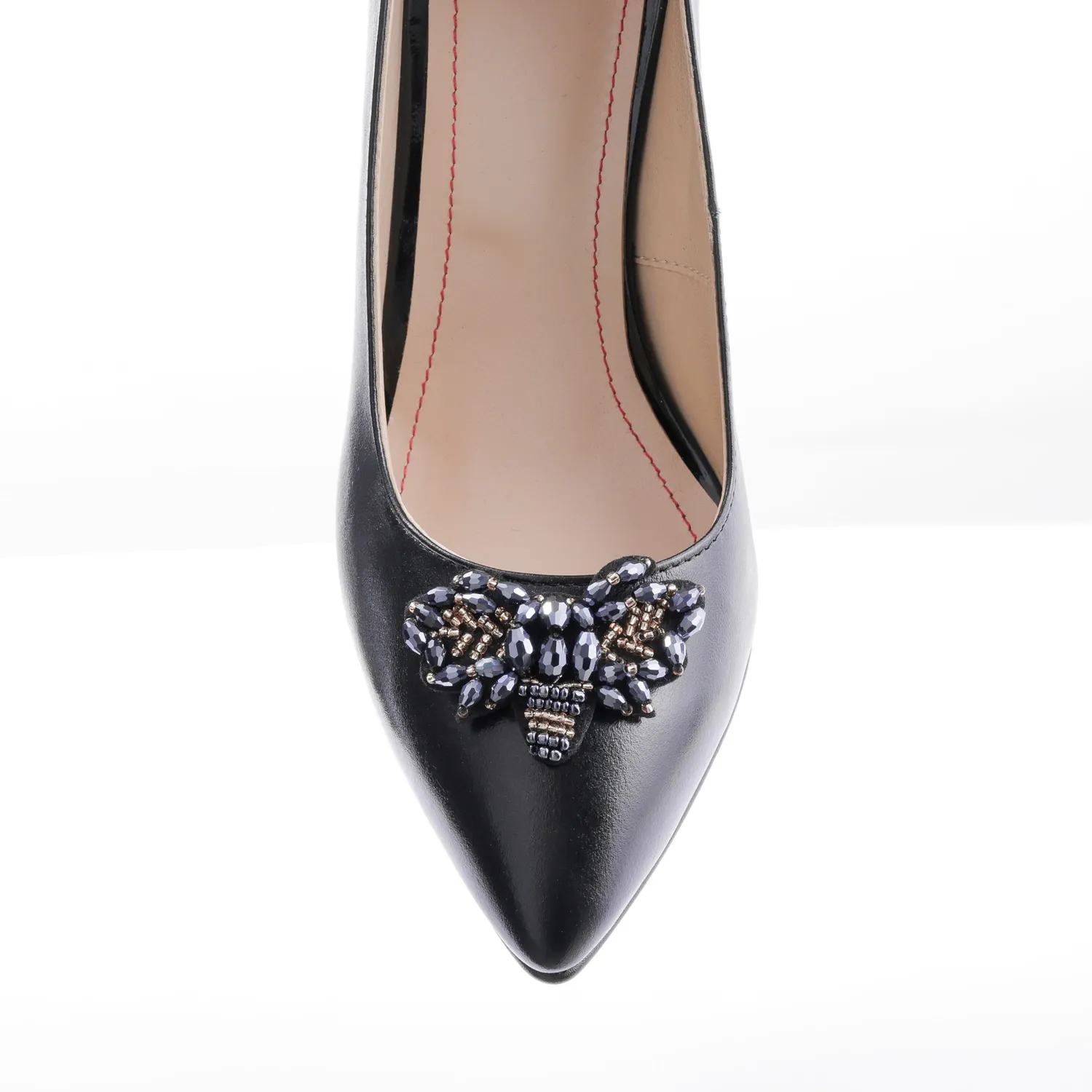 Catinca Shoes A67 NB pantofi dama negru box piele naturala