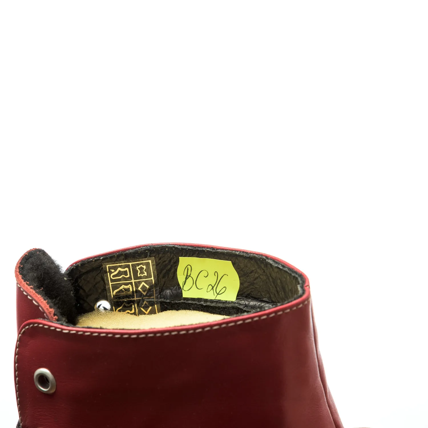 Catinca Shoes BC26 RBT bocanci dama piele rosii trandafiri
