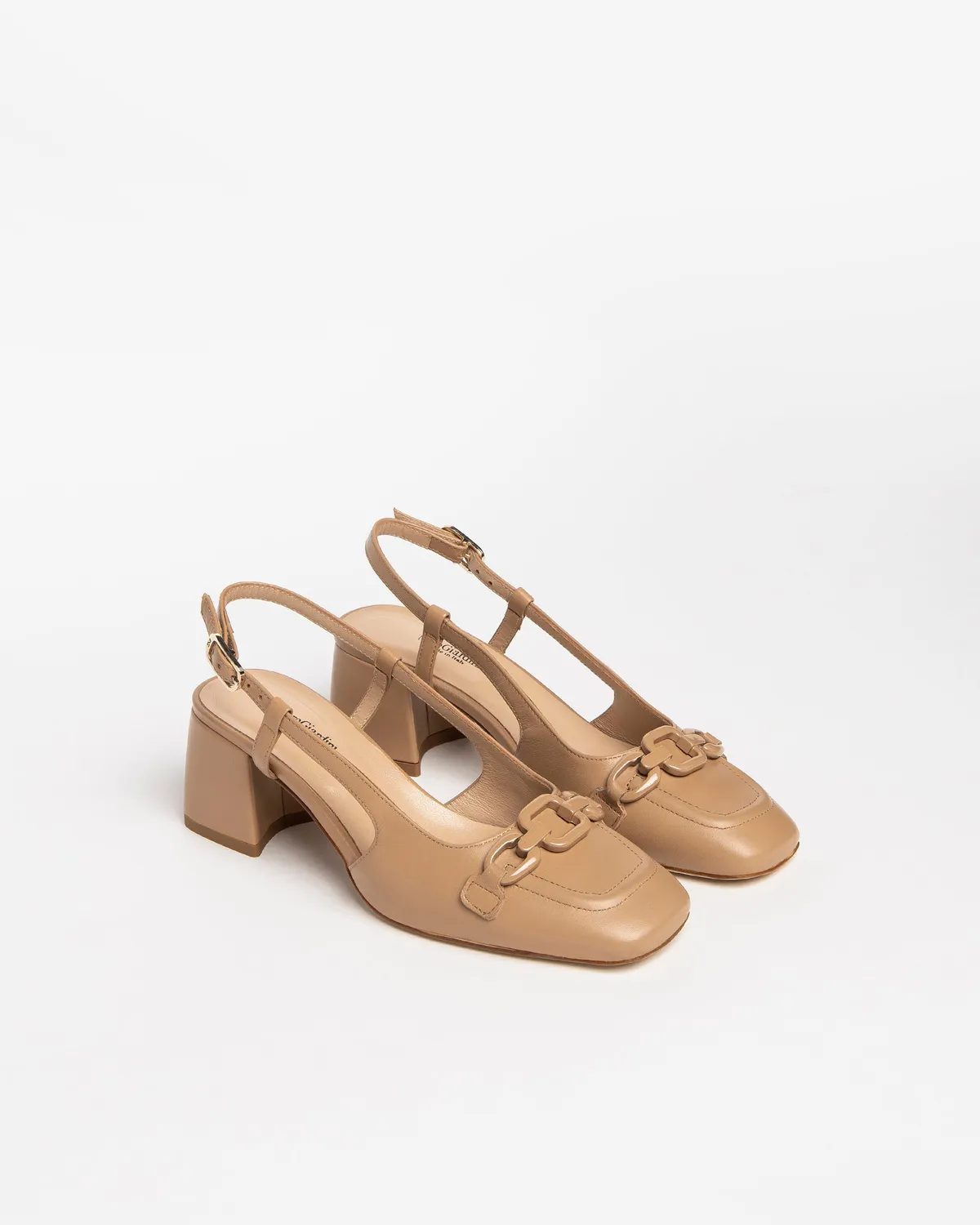 NeroGiardini Pantofi piele dama slingback primavara
