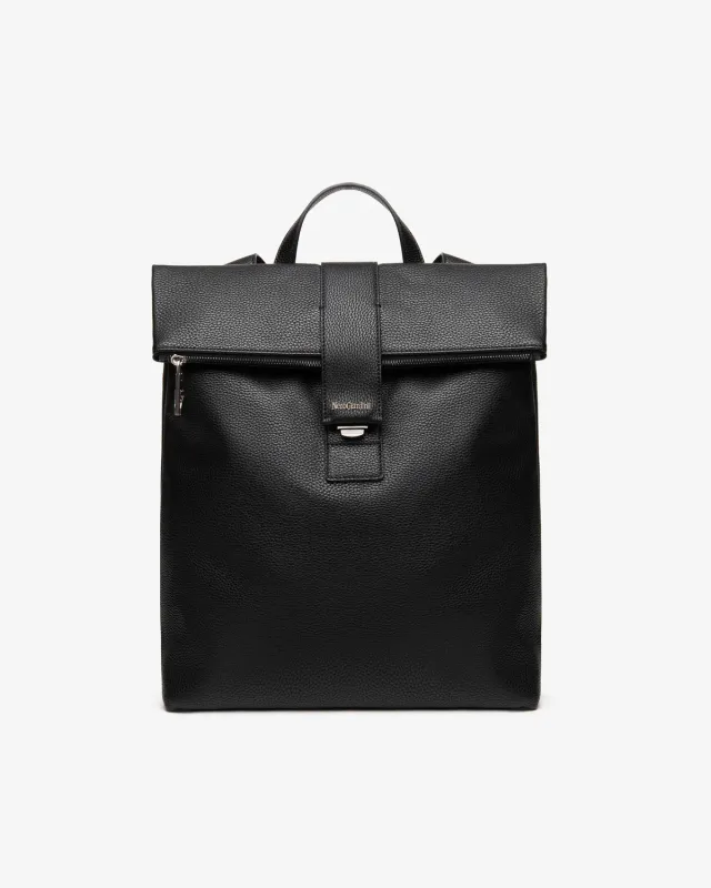 NeroGiardini rucsac barbati piele cu clapa
