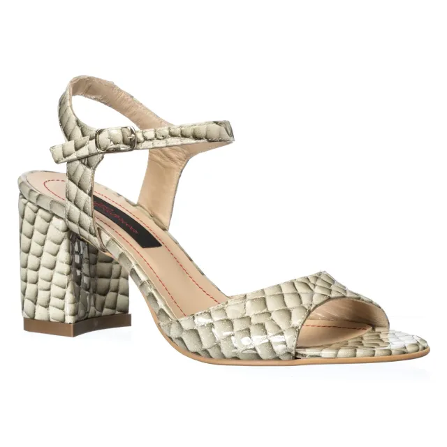 Catinca Shoes S15 GC sandale piele gri croco