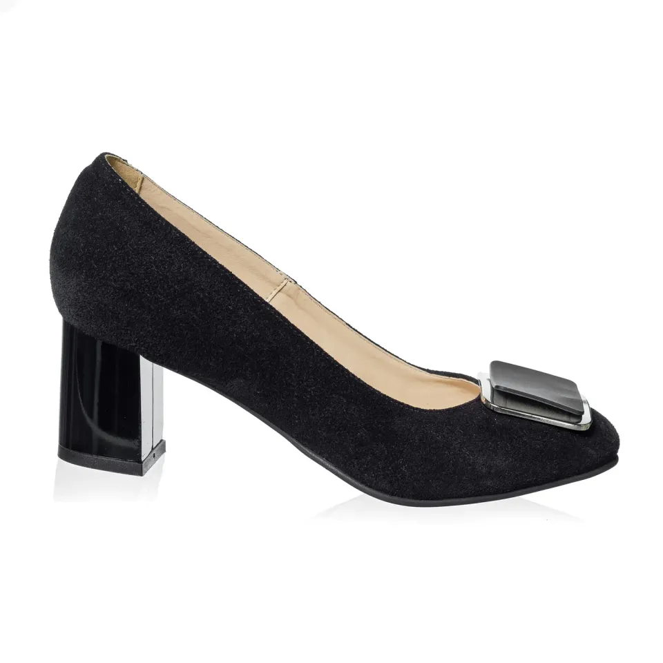 Catinca Shoes A23 NA pantofi dama piele naturala negru