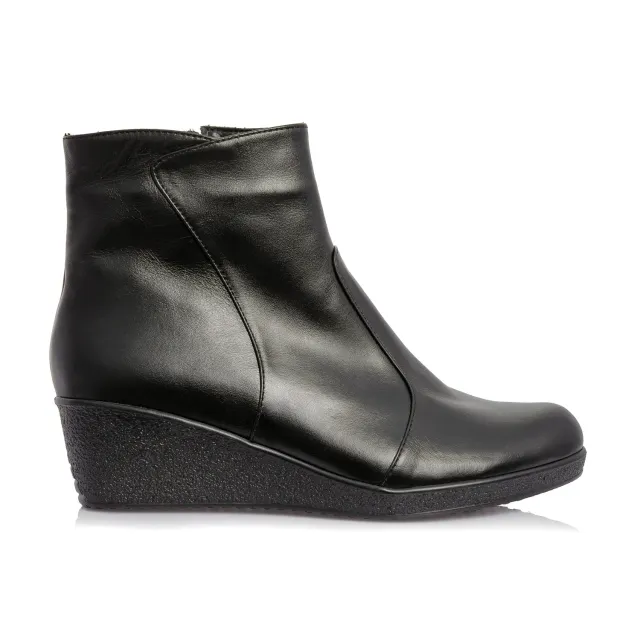 Catinca Shoes O55 NB ghete dama negru box piele