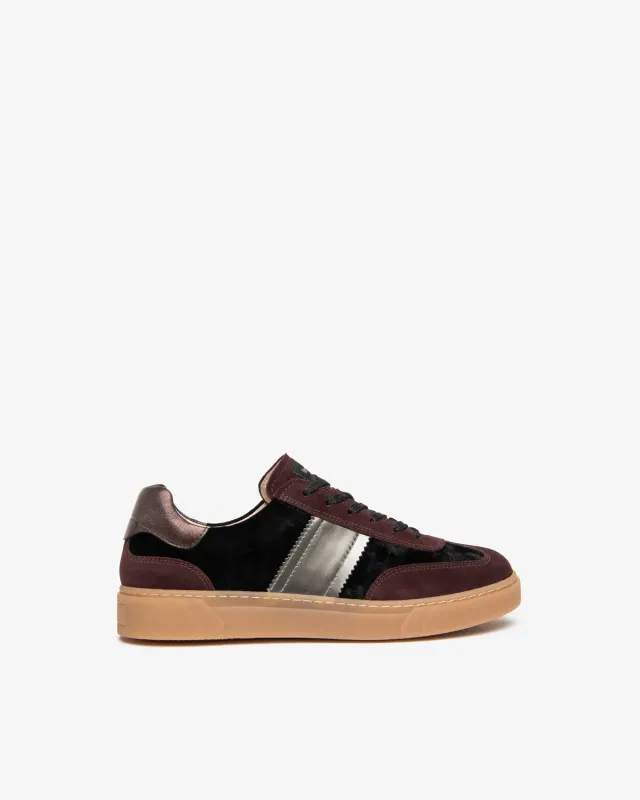 NeroGiardini sneakers dama piele intoarsa catifea