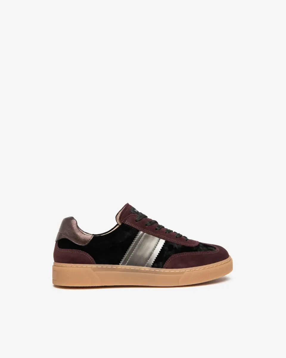 NeroGiardini sneakers dama piele intoarsa catifea