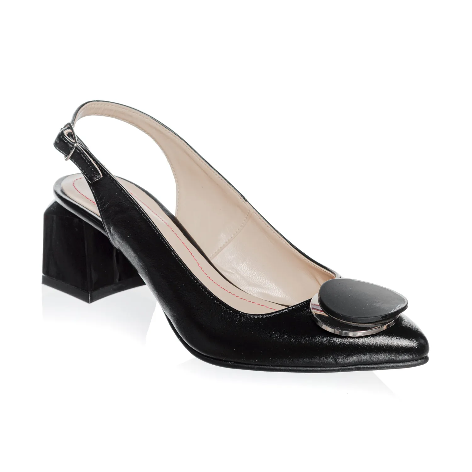 Catinca Shoes D32 NB sandale dama piele naturala negru box