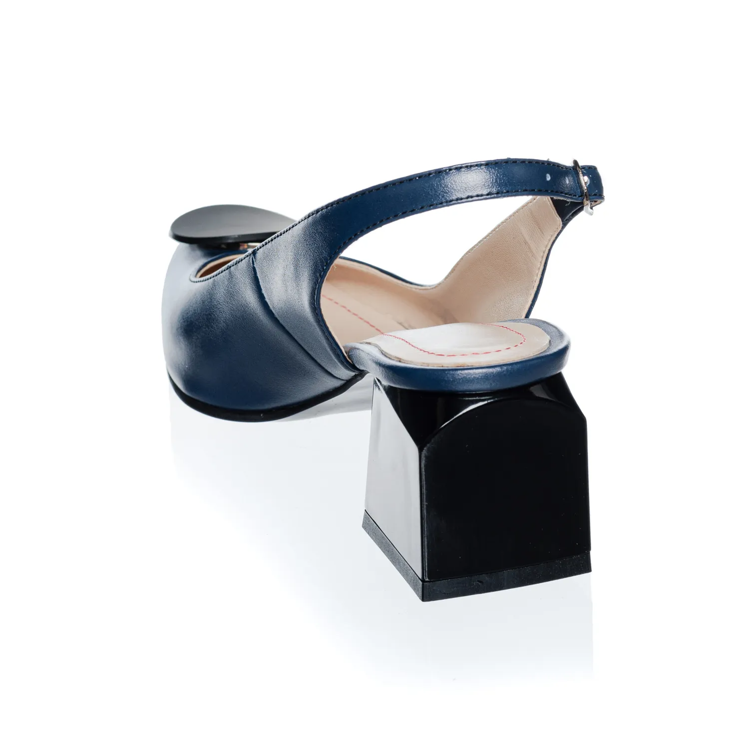 Catinca Shoes D32 B sandale dama piele albastru box