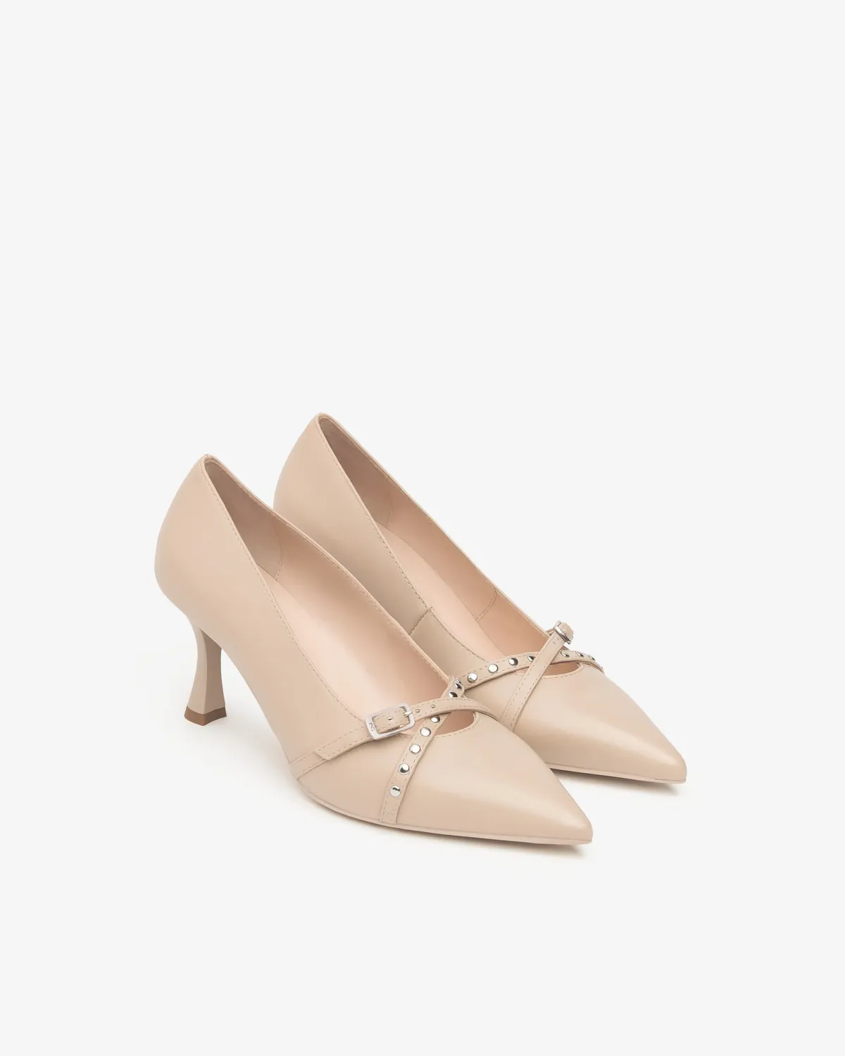 NeroGiardini Premium Pantofi cu Toc Dama Piele 75mm