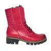Catinca Shoes BC15 RVN bocanci piele roșu negru