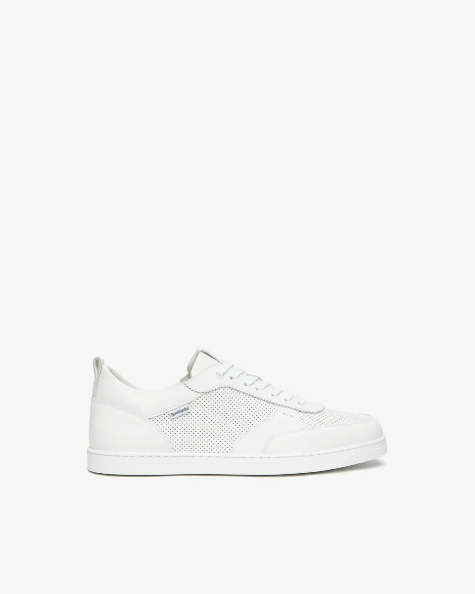 Sneakers barbati piele NeroGiardini cu canvas vara