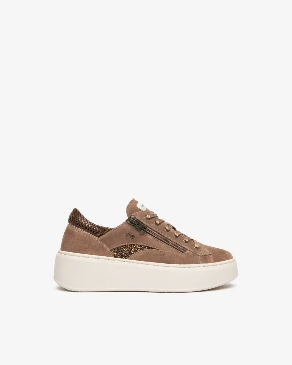 NeroGiardini Sneakers Dama Platforma 50 mm Fermoar