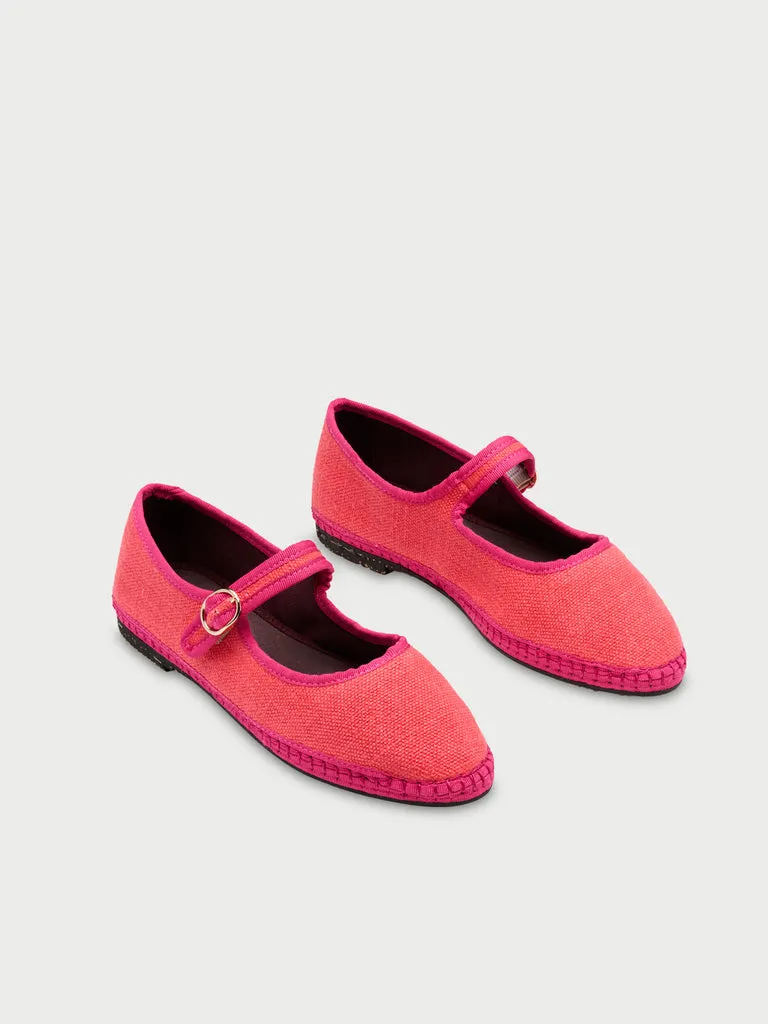 Flagelus Lago pantofi Mary Jane in roz deschis