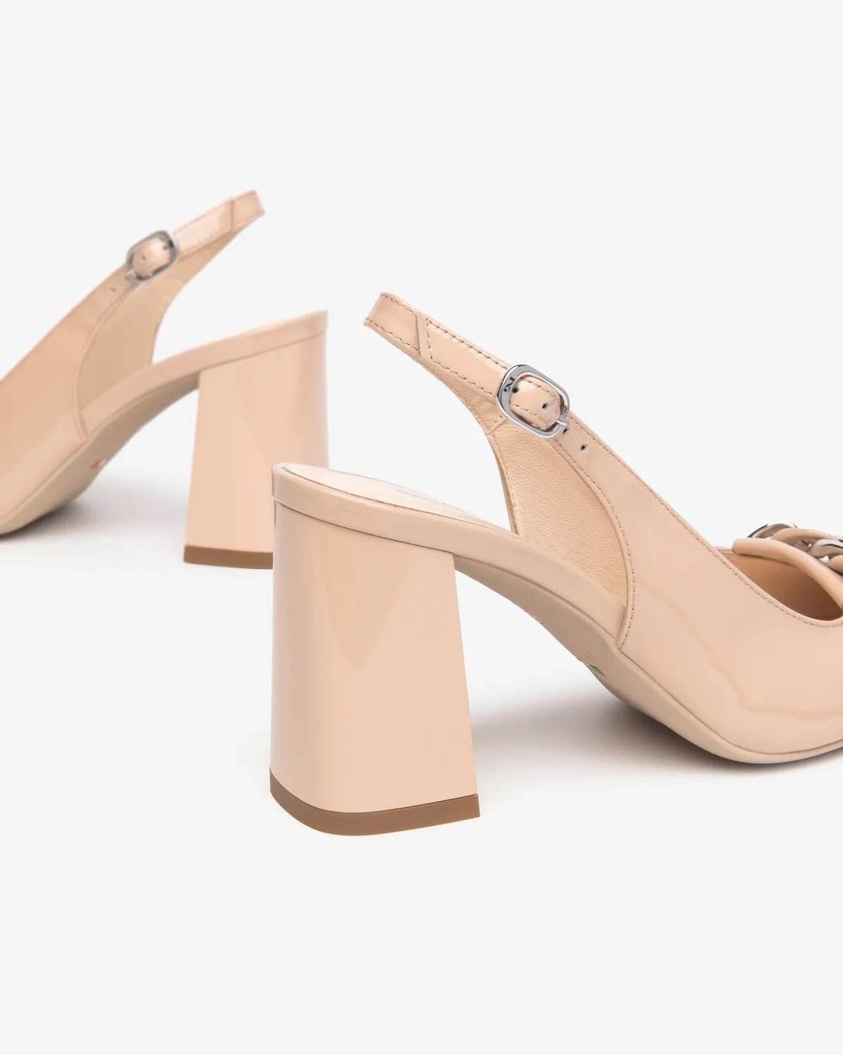 NeroGiardini pantofi slingback piele lacuita dama