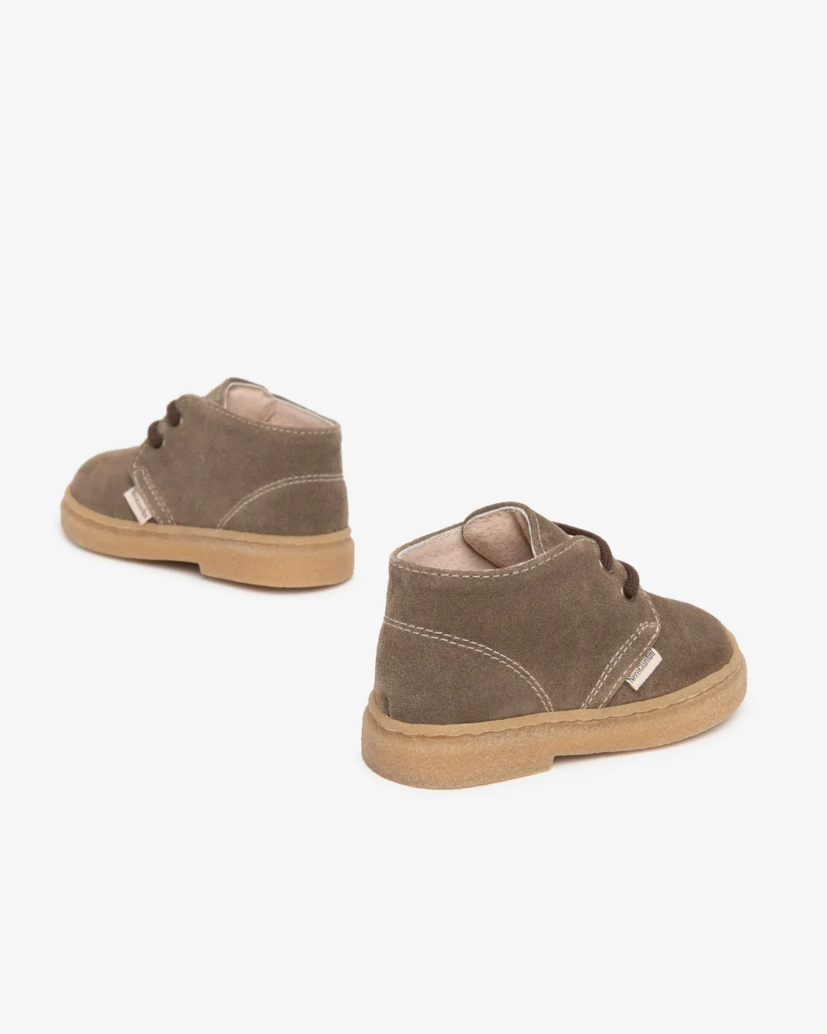 NeroGiardini Junior desert piele intoarsa baieti maro