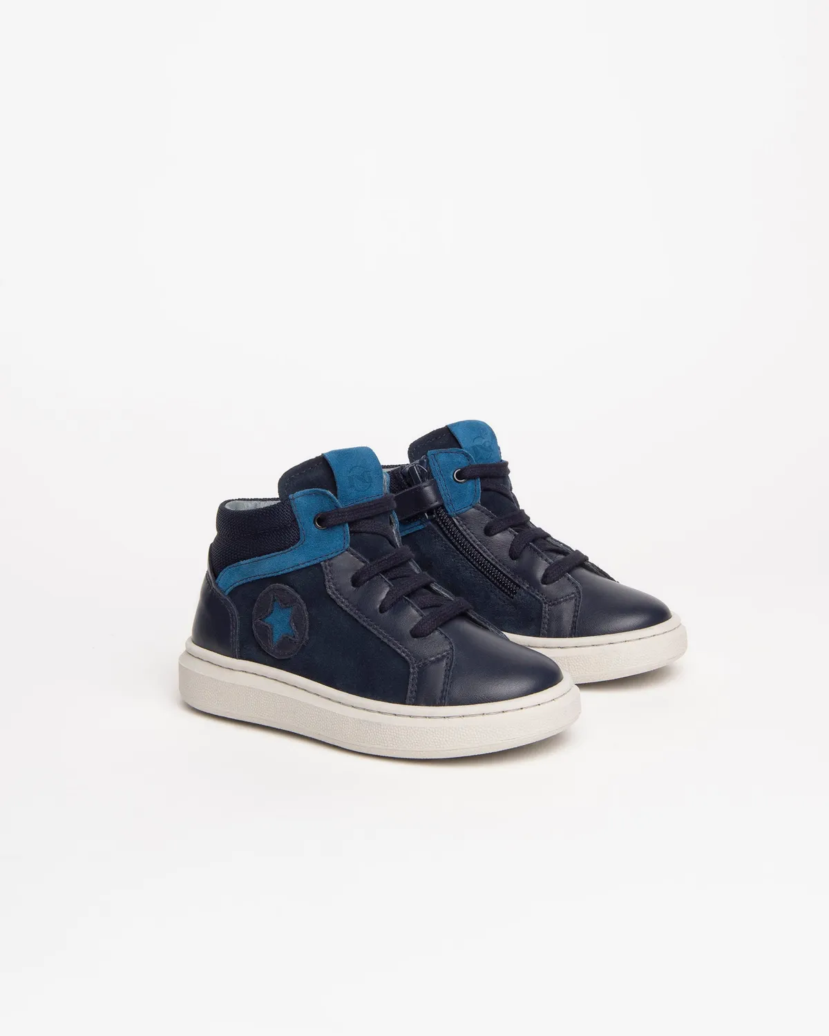 NeroGiardini Sneakers Baieti Piele Camoscio Inalti