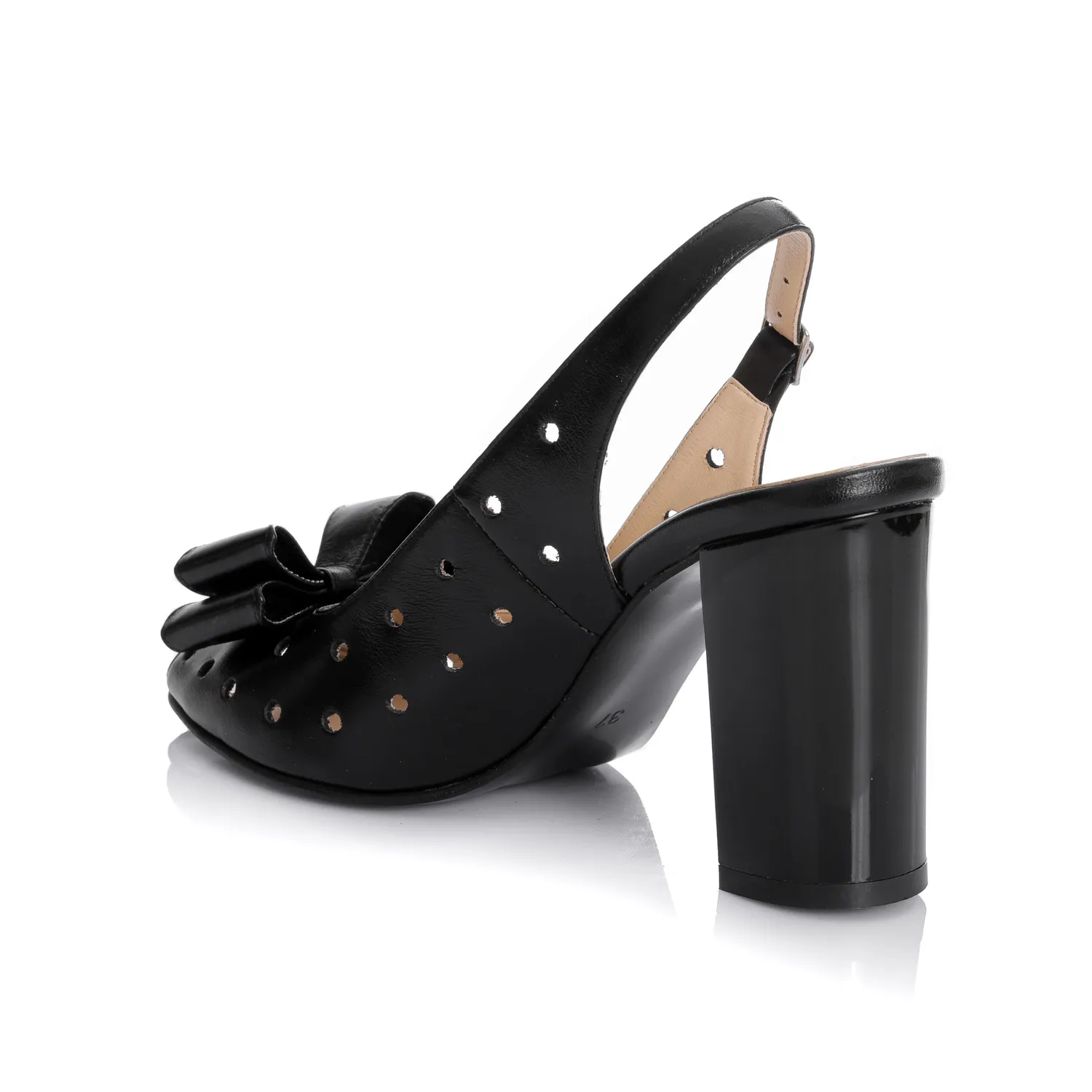Catinca Shoes F24 NEB sandale dama piele negru box