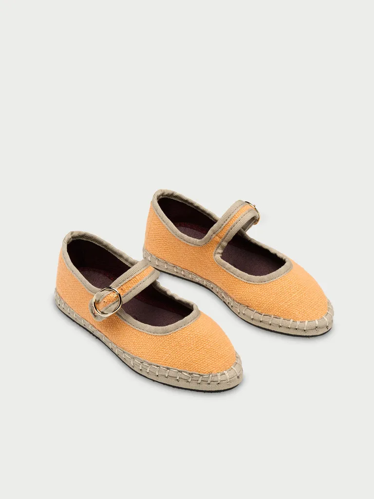 Flagelus Camille Kids pantofi piersica in catarama