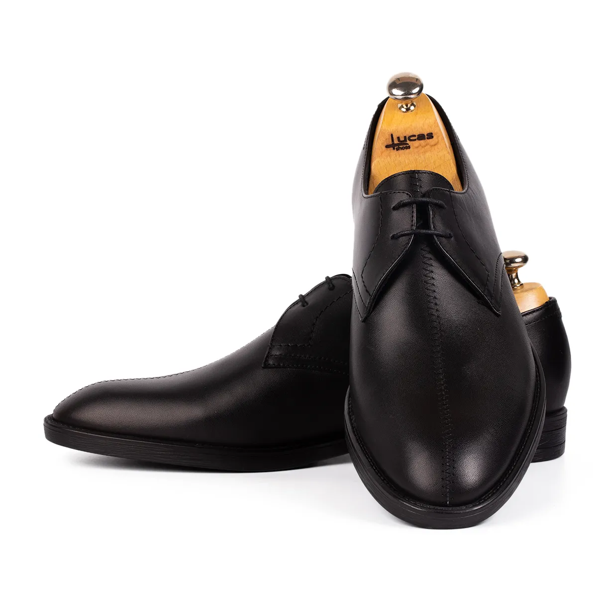 Lucas Shoes Elegant 707 Mod100Z pantofi negri piele naturala