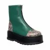 Catinca Shoes BC25 VBT bocanci dama piele verde