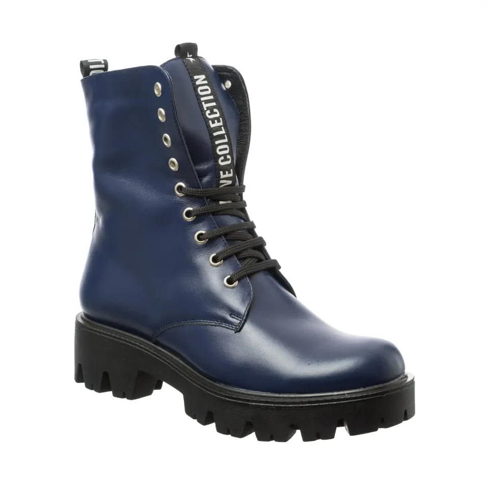 Catinca Shoes BC27 BB bocanci dama blu box piele